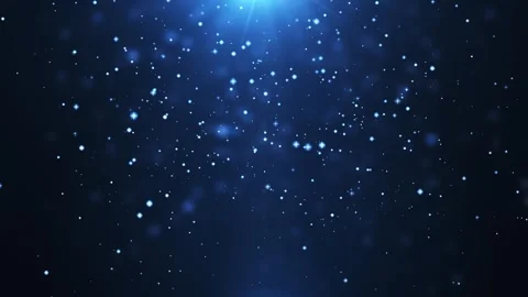 Abstract flow, particles of light, dust and magical twinkling stars. Stock Footage 297403729