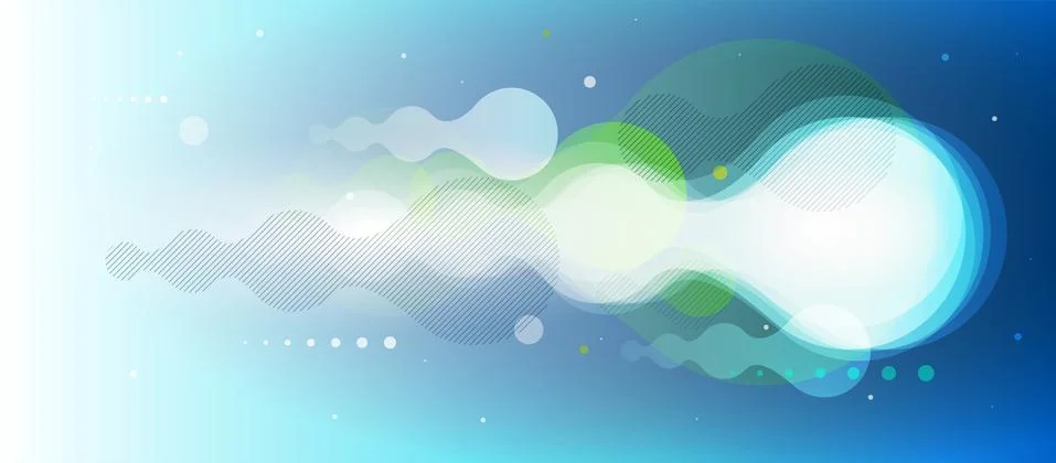Abstract flow shapes backround Stock Illustration