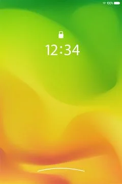 An abstract flow wallpaper with ui elements Illustrazione stock