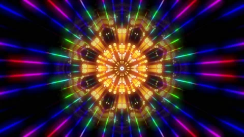 Abstract flower 03 Stock Footage 201101018