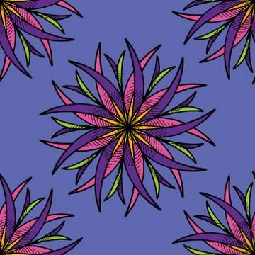 Abstract flower art 스톡 일러스트