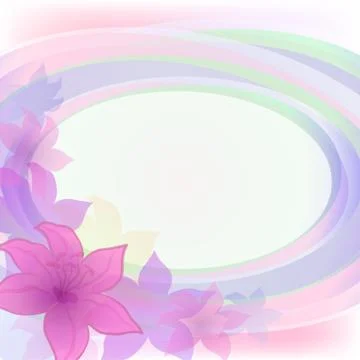 Abstract flower background Stock Illustration