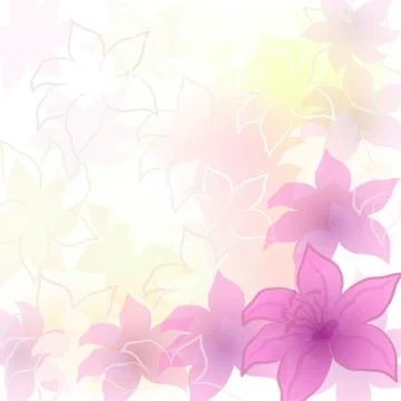 Abstract flower background Stock Illustration