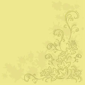 Abstract flower background Stock Illustration