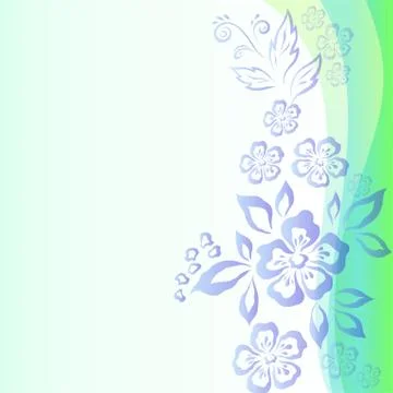 Abstract flower background Stock Illustration