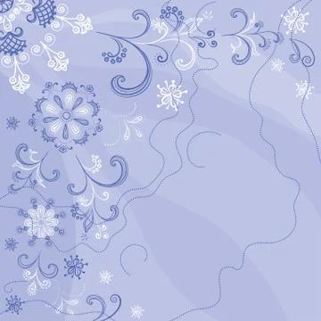 Abstract flower background Stock Illustration