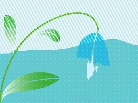 Abstract flower background Stock Illustration