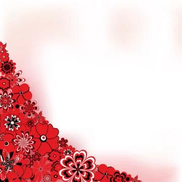 Abstract flower background Stock Illustration