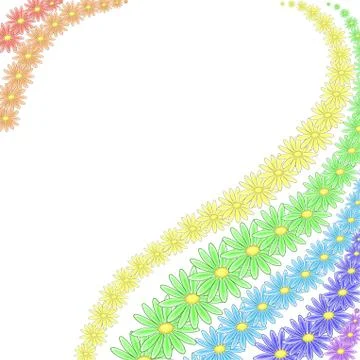 Abstract flower background Stock Illustration