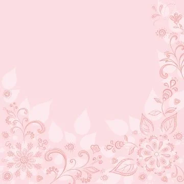 Abstract flower background Stock Illustration