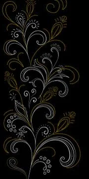 Abstract flower background Stock Illustration