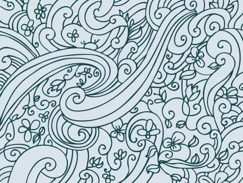 Abstract flower background Stock Illustration