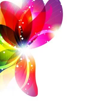 Abstract flower background Stock Illustration