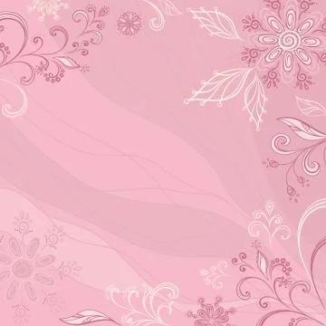 Abstract flower background Stock Illustration