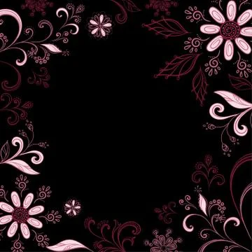 Abstract flower background Stock Illustration