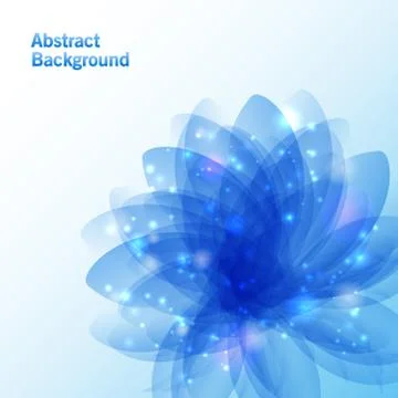 Abstract flower background Stock Illustration