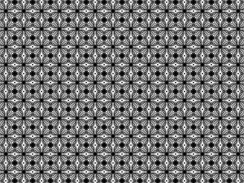 Abstract Flower Background Pattern for fabric designs Stock Illustration