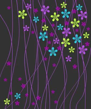 Abstract flower background vector Stock Illustration