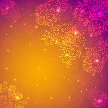 Abstract flower background. vector illustration Stock-Illustration