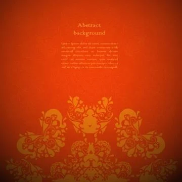 Abstract flower background. your presentation Stock Illustration