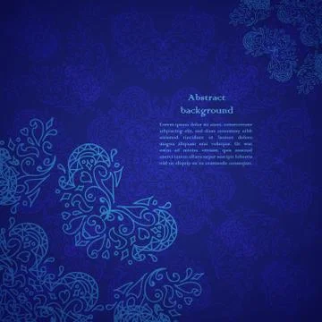 Abstract flower background. your presentation Stock Illustration