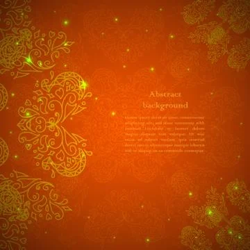 Abstract flower background. your presentation Illustrazione stock