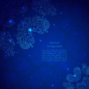 Abstract flower background. your presentation Illustrazione stock