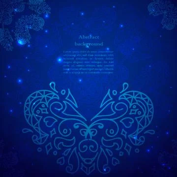 Abstract flower background. your presentation Stock Illustration