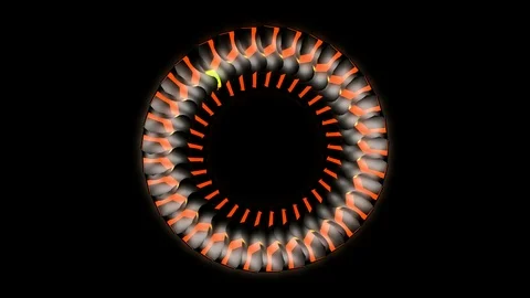 Abstract flower decoration Video stock 98272889