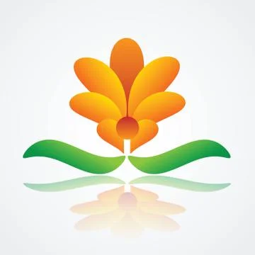 Abstract flower design Stock Illustration
