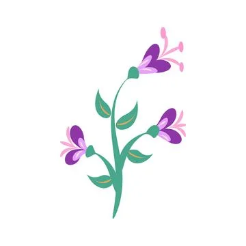 Abstract Flower Design for print Stock Illustration