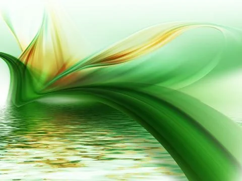 Abstract flower Stock Illustration