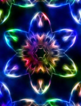 Abstract flower Stock Illustration