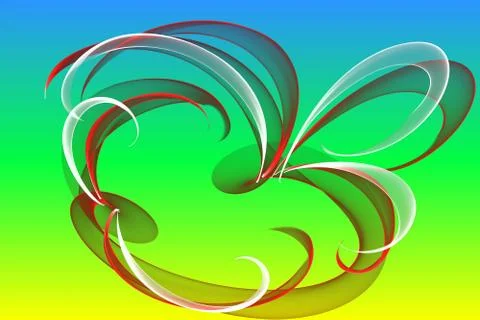 Abstract flower; Stock Illustration