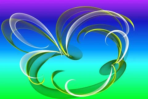 Abstract flower; Stock Illustration