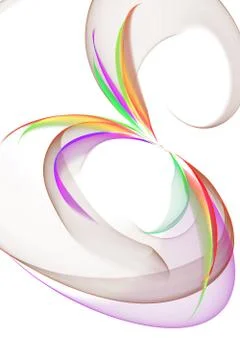 Abstract flower; Stock Illustration