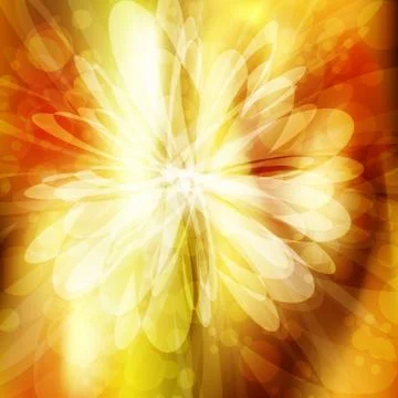 Abstract flower Stock Illustration