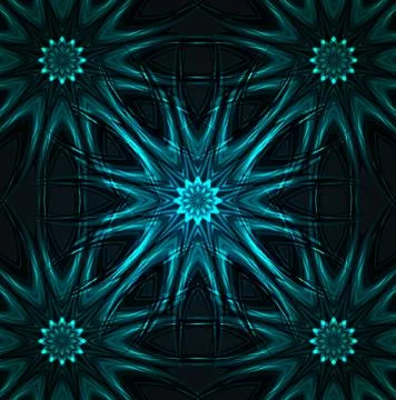 Abstract flower Stock Illustration