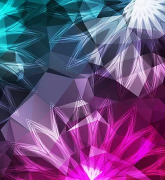 Abstract flower Stock Illustration