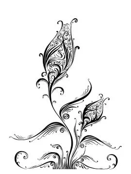 Abstract flower. Stock Illustration