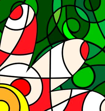 Abstract flower Stock Illustration