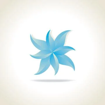Abstract flower Stock Illustration