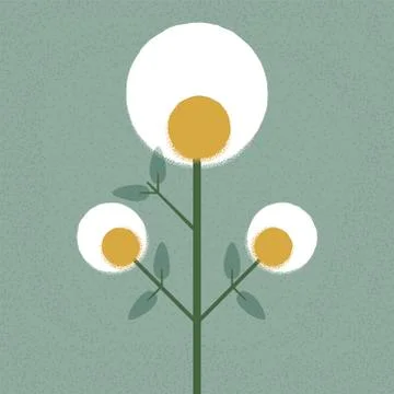 Abstract flower Stock Illustration