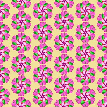 Abstract flower Stock Illustration