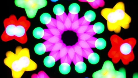"Abstract Flower, Iris, Illusion or Hallucination." Stock Footage 123482971
