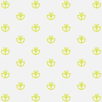 Abstract flower linear pattern Stock Illustration