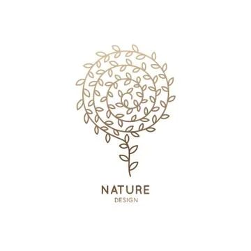 Abstract flower logo Stock Illustration