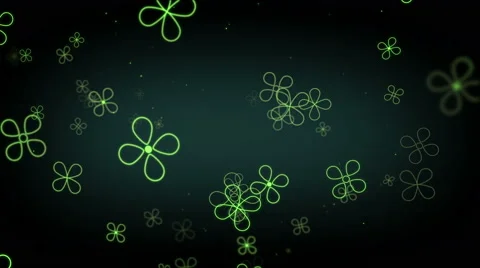 Abstract flower particles flow animation Video stock 61466156