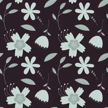 Abstract flower pattern background. Illustrazione stock