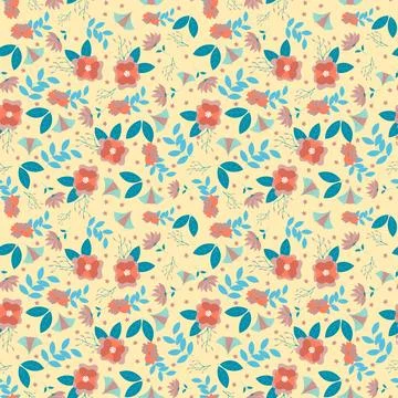Abstract flower pattern background. Stock Illustration